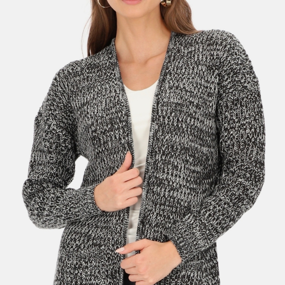 No Comment Black Gray Sweater Sz 1X